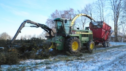 Kæmpe Flishugger, der kan lave flis til stoker og biomasse